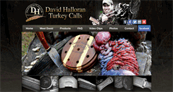 Desktop Screenshot of davidhalloranturkeycalls.com